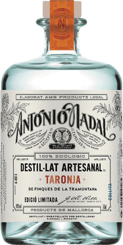 22,95 € 免费送货 | 西班牙渣酿白兰地 Orujo Antonio Nadal 西班牙 中瓶装 50 cl Toronja — 葡萄柚