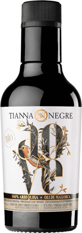 13,95 € Envio grátis | Azeite de Oliva Tianna Negre I.G.P. Vi de la Terra de Mallorca Maiorca Espanha Arbequina Garrafa Pequena 25 cl