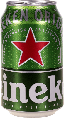 31,95 € Kostenloser Versand | 24 Einheiten Box Bier Heineken Niederlande Alu-Dose 33 cl