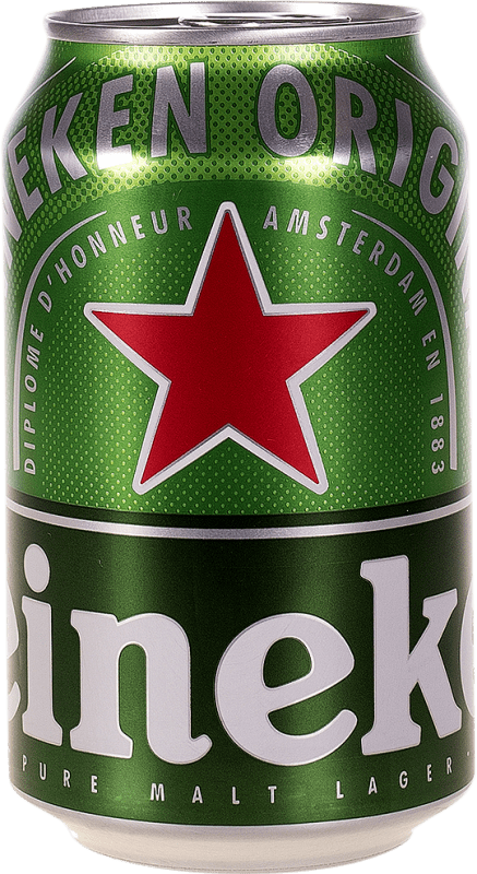 31,95 € Envoi gratuit | Boîte de 24 unités Bière Heineken Pays-Bas Boîte 33 cl