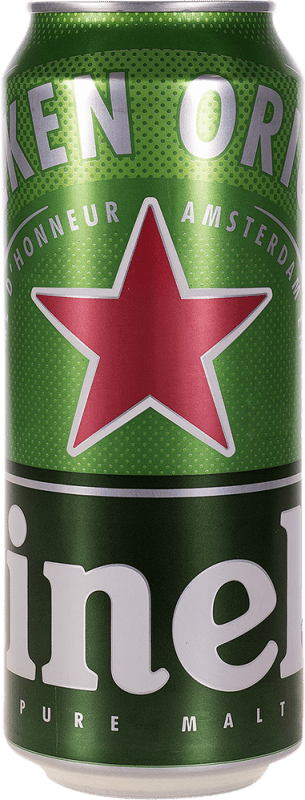 35,95 € Kostenloser Versand | 24 Einheiten Box Bier Heineken Lager Niederlande Medium-Dose 50 cl