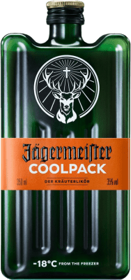 88,95 € Free Shipping | 6 units box Herbal liqueur Mast Jägermeister CoolPack Germany Hip Flask Bottle 35 cl