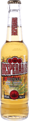 49,95 € 免费送货 | 盒装24个 啤酒 Desperados 法国 三分之一升瓶 33 cl Tequila — 龙舌兰酒