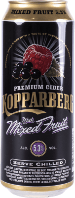 72,95 € 免费送货 | 盒装24个 苹果酒 Kopparberg Mix Fruit 瑞典 铝罐 50 cl