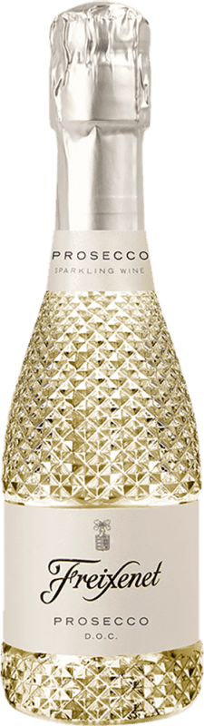 134,95 € Envío gratis | Caja de 24 unidades Espumoso Blanco Freixenet D.O.C. Prosecco Italia Glera Botellín 20 cl