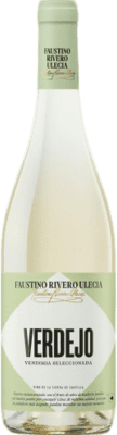 66,95 € 送料無料 | 24個入りボックス 白ワイン Faustino Rivero Blanco I.G.P. Vino de la Tierra de Castilla スペイン Macabeo ハーフボトル 37 cl