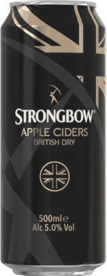 49,95 € Free Shipping | 24 units box Cider Strongbow United Kingdom Can 50 cl