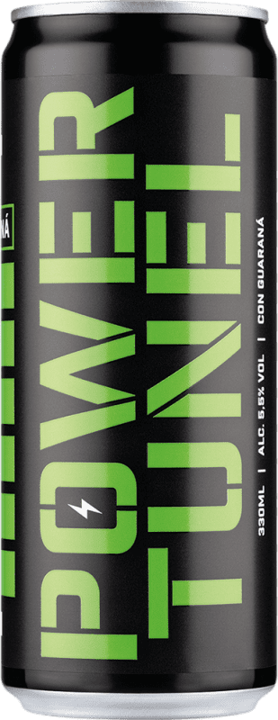 72,95 € Kostenloser Versand | 24 Einheiten Box Softdrinks Antonio Nadal Túnel Power Spanien Dose 33 cl