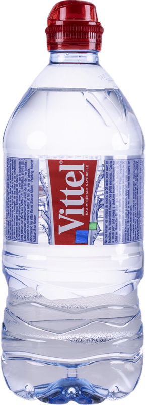 25,95 € 免费送货 | 盒装15个 水 Vittel Mineral Natural — 天然矿物 法国 75 cl