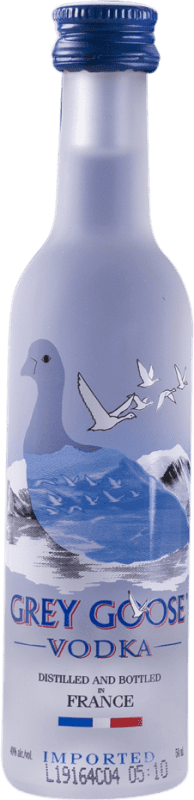 99,95 € Free Shipping | 12 units box Vodka Grey Goose France Miniature Bottle 5 cl