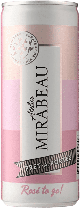 46,95 € Envoi gratuit | Boîte de 12 unités Vin Rosé Miquel Oliver Mirabeau Atelier Rosé A.O.C. Côtes de Provence Provence France Canette 25 cl