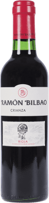 105,95 € Envoi gratuit | Boîte de 12 unités Vin Rouge Ramón Bilbao Crianza D.O.Ca. Rioja La Rioja Espagne Tempranillo Demi-Bouteille 37 cl