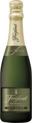 111,95 € Spedizione Gratuita | Scatola da 12 unità Spumante bianco Freixenet Brut Nature D.O. Cava Spagna Macabeo, Parellada Mezza Bottiglia 37 cl