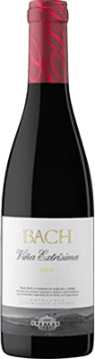 35,95 € Spedizione Gratuita | Scatola da 12 unità Vino rosso Bach Tinto D.O. Catalunya Catalogna Spagna Tempranillo, Merlot, Cabernet Sauvignon Mezza Bottiglia 37 cl