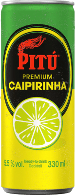39,95 € Kostenloser Versand | 12 Einheiten Box Cachaza Pitú Caipirinha Brasilien Alu-Dose 33 cl