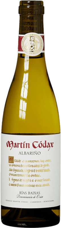 164,95 € Envio grátis | Caixa de 12 unidades Vinho branco Martín Códax D.O. Rías Baixas Espanha Albariño Meia Garrafa 37 cl