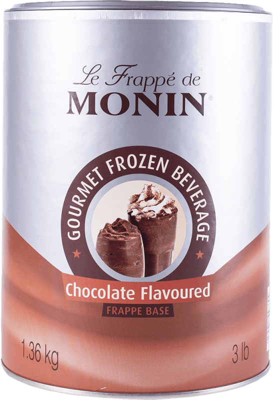 49,95 € 送料無料 | シュナップ Monin Chocolate Frappé Base 1,36 Kg フランス アルミ缶 1 L