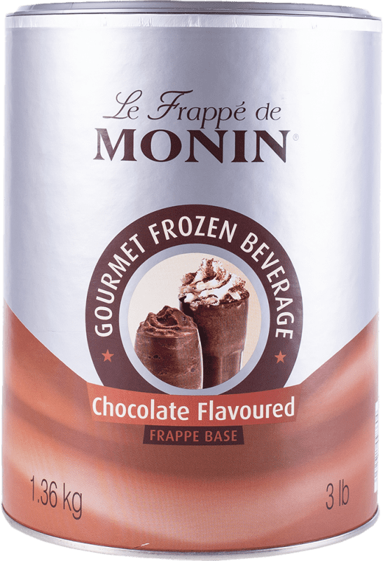 48,95 € Envoi gratuit | Schnaps Monin Chocolate Frappé Base 1,36 Kg France Boîte Métallique Spéciale 1 L