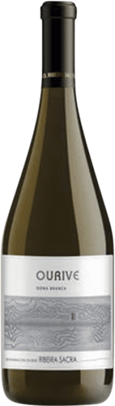 43,95 € Kostenloser Versand | Weißwein Ronsel do Sil Ourive D.O. Ribeira Sacra Spanien Doña Blanca Flasche 75 cl