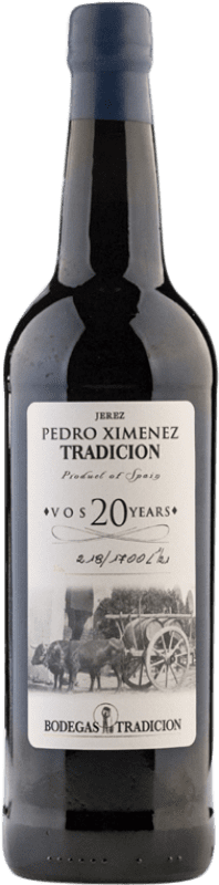 109,95 € Free Shipping | Fortified wine Tradición VOS D.O. Jerez-Xérès-Sherry Spain Pedro Ximénez Bottle 75 cl