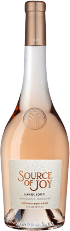 16,95 € Envoi gratuit | Vin Rosé Gérard Bertrand Source of Joy Languedoc-Roussillon France Syrah, Garnacha — Grenache, Cinsault Bouteille 75 cl
