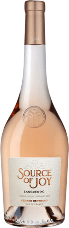 49,95 € 免费送货 | 玫瑰酒 Gérard Bertrand Source of Joy 朗格多克 - 鲁西荣 法国 Syrah, Grenache, Cinsault 瓶子 Magnum 1,5 L