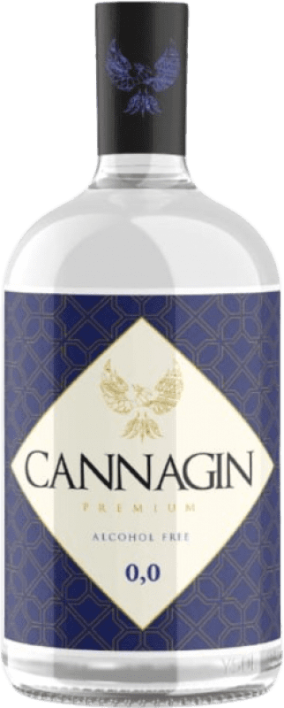 18,95 € Envoi gratuit | Genièvre Gin Mediterranean Cannagin Andalousie Espagne Bouteille 70 cl 0.0 Zéro Zéro Sans Alcool