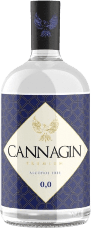 18,95 € Free Shipping | Gin Mediterranean Cannagin 0,0 Andalusia Spain Bottle 70 cl Alcohol-Free