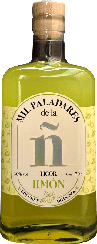 18,95 € Free Shipping | Spirits Mediterranean Mil Paladares de la ñ Licor de Limón Limonchello Andalusia Spain Bottle 70 cl