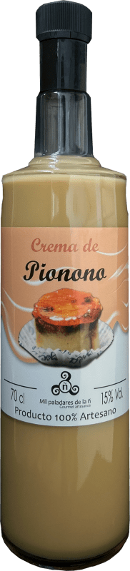 14,95 € Envio grátis | Licor Creme Mediterranean Mil Paladares de la ñ Crema de Pionono Andaluzia Espanha Garrafa 70 cl