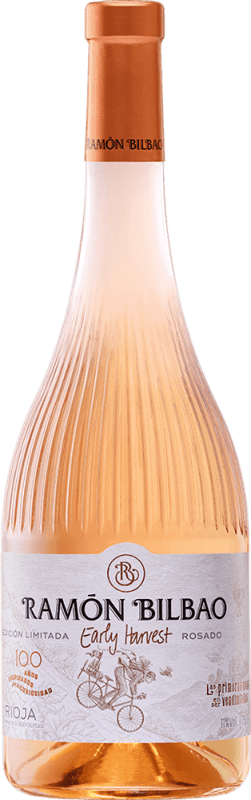 13,95 € Envoi gratuit | Vin Rosé Ramón Bilbao Early Harvest Édition Limitée Jeune D.O.Ca. Rioja La Rioja Espagne Bouteille 75 cl