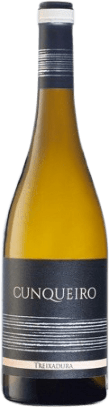 17,95 € Envio grátis | Vinho Branco Cunqueiro Jovem D.O. Ribeiro Galiza Espanha Treixadura 75 cl