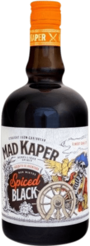 18,95 € Envoi gratuit | Rhum Mad Kaper Spiced Black Belgique Bouteille 70 cl