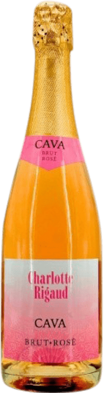 8,95 € Free Shipping | Rosé sparkling Bertha Charlotte Rigaud Rosé Brut Young D.O. Cava Catalonia Spain Bottle 75 cl