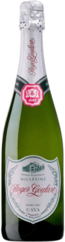 11,95 € Бесплатная доставка | Белое игристое Roger Goulart Полусухое Полусладкое D.O. Cava Каталония Испания бутылка 75 cl