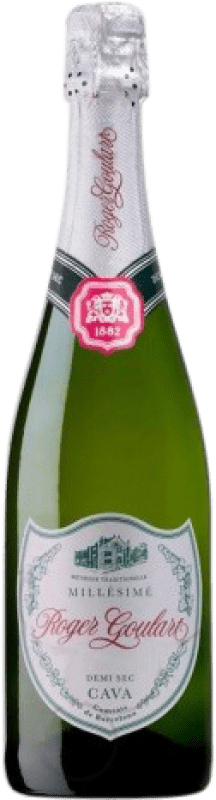 11,95 € 免费送货 | 白起泡酒 Roger Goulart 半干半甜 D.O. Cava 加泰罗尼亚 西班牙 瓶子 75 cl