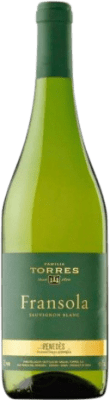65,95 € Spedizione Gratuita | Vino Bianco Familia Torres Fransola Crianza — Invecchiato in Botte D.O. Penedès Catalogna Spagna Bottiglia Magnum 1,5 L