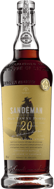 669,95 € 免费送货 | 强化酒 Sandeman Porto I.G. Porto 波尔图 葡萄牙 20 岁 瓶子 Réhoboram 4,5 L