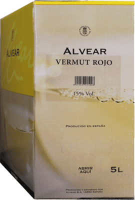 27,95 € Envoi gratuit | Vermouth Alvear Nº 5 Rojo Galice Espagne Bag in Box 5 L