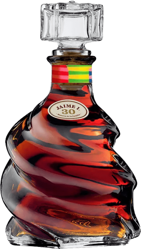 118,95 € Envío gratis | Brandy Torres Jaime I Mireia Ruiz Edición Limitada España 70 cl