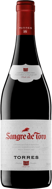 5,95 € Envoi gratuit | Vin rouge Torres Sangre de Toro Catalogne Espagne Bouteille 75 cl