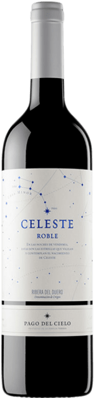 9,95 € Kostenloser Versand | Rotwein Pago del Cielo Celeste Eiche D.O. Ribera del Duero Spanien Flasche 75 cl