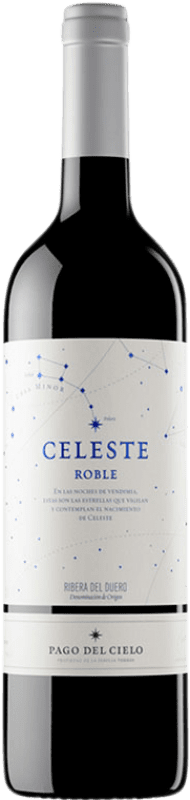 9,95 € 免费送货 | 红葡萄酒 Pago del Cielo Celeste 橡木 D.O. Ribera del Duero 卡斯蒂利亚莱昂 西班牙 Tempranillo — 丹魄 75 cl