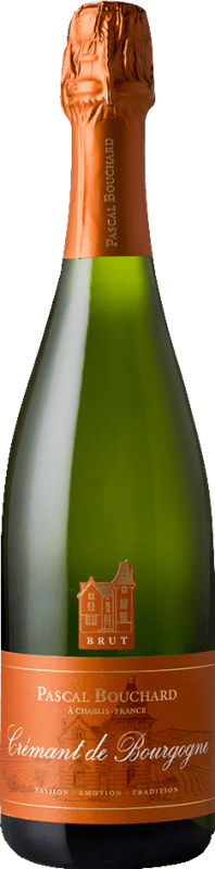 16,95 € Envío gratis | Vino Blanco Pascal Bouchard A.O.C. Crémant de Bourgogne Francia 75 cl