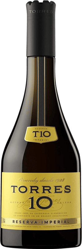 2,95 € Spedizione Gratuita | Brandy Torres Spagna 10 Anni Bottiglia Miniatura 5 cl