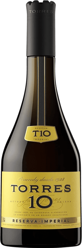 2,95 € Spedizione Gratuita | Brandy Torres Spagna 10 Anni Bottiglietta Mignon 5 cl