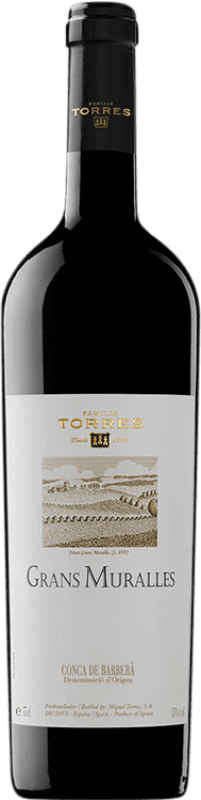 266,95 € Kostenloser Versand | Rotwein Familia Torres Grans Muralles D.O. Conca de Barberà Katalonien Spanien Magnumflasche 1,5 L