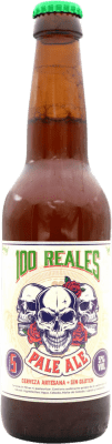 3,95 € 送料無料 | ビール 100 Reales Pale Ale スペイン 3分の1リットルのボトル 33 cl