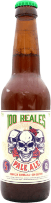 3,95 € Kostenloser Versand | Bier 100 Reales Pale Ale Spanien Drittelliterflasche 33 cl