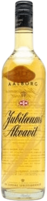 29,95 € Envío gratis | Aquavit Aalborg Akvavit Jubilaeums Dinamarca Botella 1 L